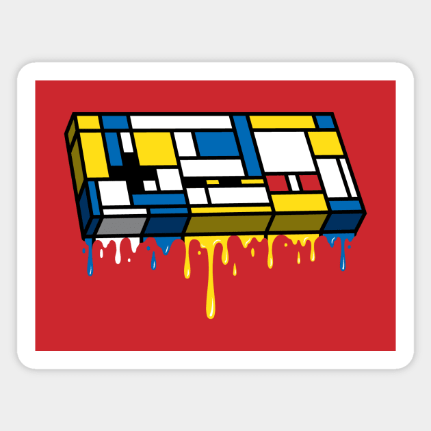 The Art of Gaming Sticker by mikehandyart